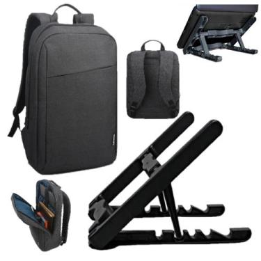 Imagem de Mochila Lenovo Casual B210 + Suporte Ergonômico P/ Notebook - Masticmo