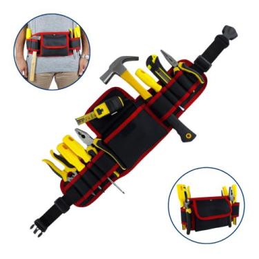Imagem de Cinturão Para Ferramentas De Carpinteiro Pedreiro Eletricista Cinto 8 