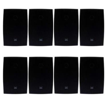 Imagem de Kit 8 Caixas de Som Acústica JBL C621P Passiva Preta - 200 Watts RMS