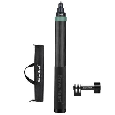 Imagem de Vara de selfie invisível de 36 cm a 3 m (sistema de bloqueio de rotação) haste longa de fibra de carbono à prova d'água para GoPro Max Hero 12 11 10 9 8 7 para Insta360 ONE X4 X3 R RS X Insta 360 GO 2