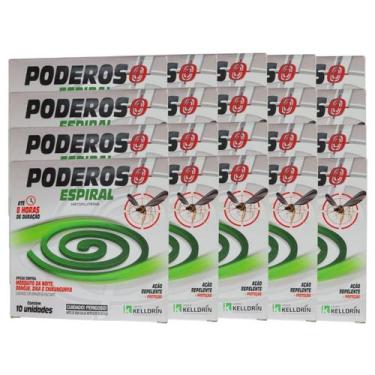 Imagem de Inseticida Repelente Espiral Pernilongo Dengue 200 Unidades - Kelldrin