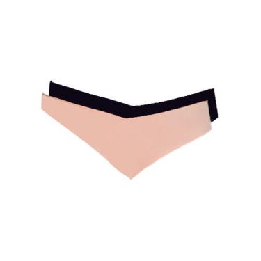 Imagem de Kit com 2 Calcinhas Fio Dental Hope 37850 Colorido, Bege, M