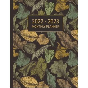 Imagem de 2022-2023 Monthly Planner: 2 Year Calendar Schedule Organizer, January 2022 to December 2023, 24 Month Agenda/Autumn Leaves Cover