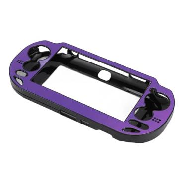 Imagem de Capa Dura para PS Vita 1000, Capa Protetora Shell da Pele para PS Vita PSV 1000, Liga de Alumínio Estojo Protetor, Furos Precisos, Compatível Com PSVita PCH-1000 (PURPLE)