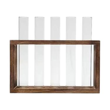 Imagem de FLCPJGV Vaso de flores hidropônico decorativo planta terrário recipiente para sala estudo estante quarto cozinha fazenda, Style D