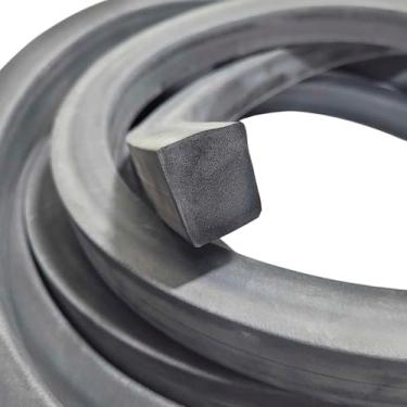 Imagem de Borracha Perfil Esponjoso SBR Macio Vedação 30x25mm - 25 Metros Borrachas Londrina