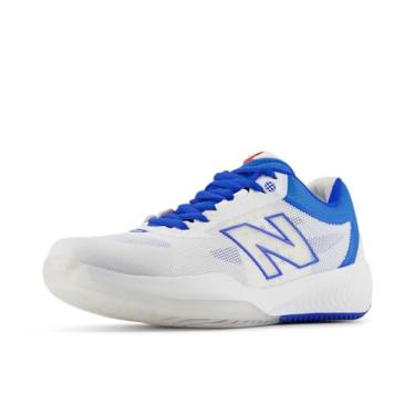 Imagem de New Balance FuelCell 996 V6 Tênis feminino, Branco/Azul marinho, 35