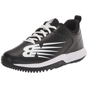 Imagem de New Balance FuelCell Fuse V3 Turf-Trainer Tênis de softbol feminino, Preto/branco, 7.5