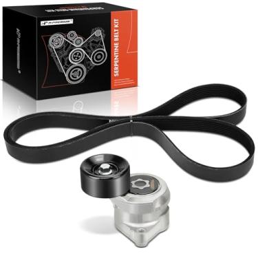 Imagem de A-Premium Kit de correia de transmissão serpentina do motor compatível com Honda Accord 2008 2009 2010 2011 2012-2.4L