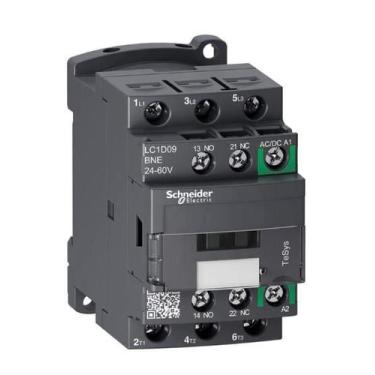 Imagem de Contator tripolar 18a 1na+1nf 24..60ac/dc - SCHNEIDER