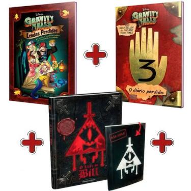 Imagem de Kit O Diário Perdido de Gravity Falls +  Lendas Perdidas + O Livro do 