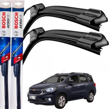 Imagem de Palheta Limpador Parabrisa Bosch Aerofit Par de Palheta Limpadora Dianteiro Original GM Spin 2012 á→2024