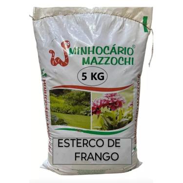 Imagem de Adubo Orgânico Esterco de Galinha 5kg - Minhocário Mazzochi - Natural, Plantas, Hortas