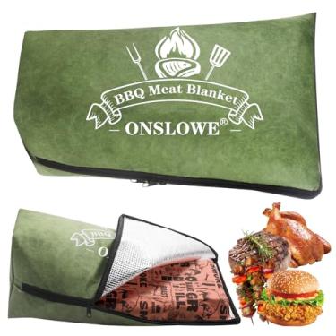 Imagem de Cobertor de churrasco para descansar carne, saco de descanso com isolamento reutilizável Reat, cobertor de descanso de carne para defumador, cobertor isolado para descanso de peito com boca larga