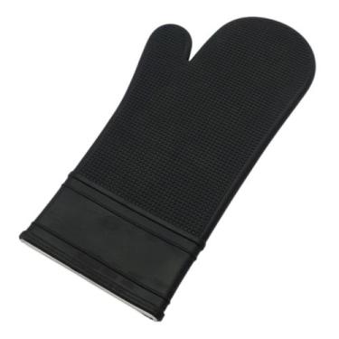 Imagem de Luva Térmica De Silicone P/ Cozinha Forno Fogão Assadeira - Kadê, Pret
