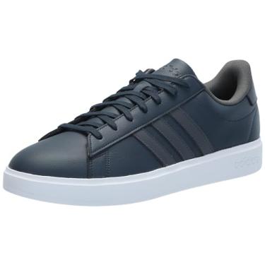 Imagem de adidas Grand Court 2.0 Tênis masculino, Tinta Aurora/Cinza/Branco, 41