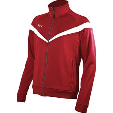 Imagem de TYR 610WSAJ2AS Jaqueta de natação masculina esportiva Freestyle Sport, vermelha, pequena