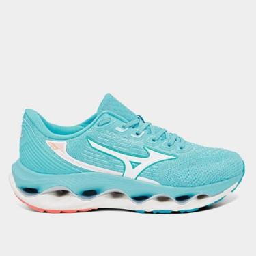 Imagem de Tênis Mizuno Wave Legend 4 Feminino, Azul turquesa, 36