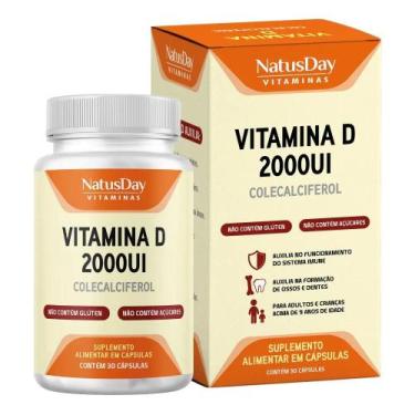 Imagem de Vitamina D 2000ui (30 Cápsulas) - Natusday