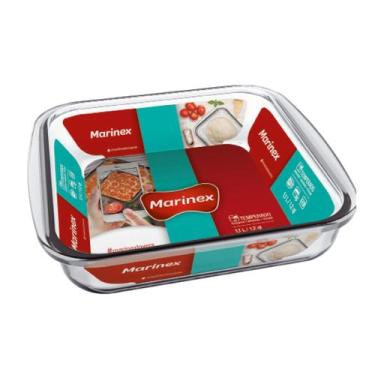 Imagem de Travessa Quadrada de Vidro 1,1 Litros Marinex - NADIR FIGUEREIDO