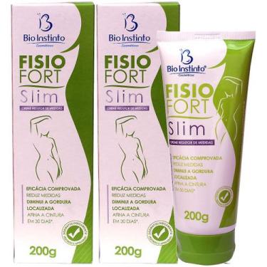 Imagem de Fisio Fort Slim 150g Creme Redutor Bio Instinto  Kit 2 Bisnagas