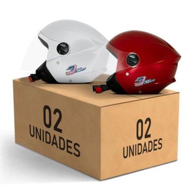 Imagem de Kit 2 Capacete New Liberty 3 Elite Pro Tork Feminino Masculino, BRANCO