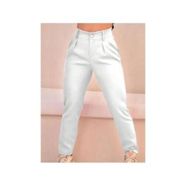 Imagem de Calça Feminina   Slim Com Anel  Alfaiataria Elegante Social e Casual -