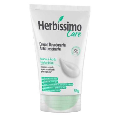 Imagem de Creme Desodorante Herbíssimo Care Monoi & Ácido Hialurônico 72h com 55