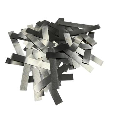 Imagem de Tira de aço niquelada 0,1 x 7 x 45 mm, folha de níquel para soldagem a ponto de bateria celular, conexão de bateria de lítio 18650 2170 26650 32650 DIY SPCC 45 mm (1,84 polegadas)