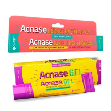 Imagem de Kit Acnase Gel 20g + Acnase Lapiseira Secativa 0,3g