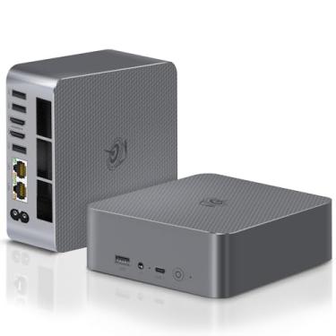 Imagem de Beelink Mini PC EQi12, Intel Core i5 12450H (8C/12T, até 4,4GHz), 16GB DDR4 3200MHz 500GB M.2 2280 PCle 4.0x4 SSD, Mini Computador Dual HDMI 4K Display, Dual Gigabit LAN, WiFi6/BT5.2