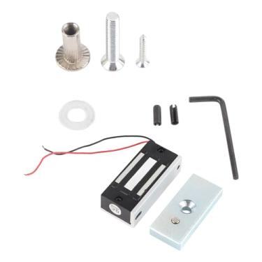 Imagem de DC12V 60kg Mini trava eletromagnética de trava eletrônica porta magnética Power na trava para portas de madeira portas de vidro portas de metal portas de fogo