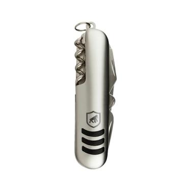 Imagem de Gshield Canivete Dobrável Multifunção com Abridor de Garrafa, Alicate, Saca-Rolhas Integrado em Aço Inoxidável, Survivor