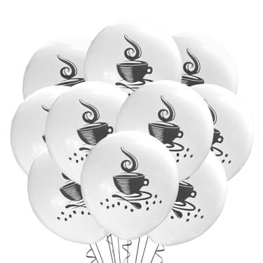 Imagem de Malayan Products Espresso Balloons 12 Count Latex, Coffee Cup Birthday Decoration, Latte Cafe Party Event Supply Shop, Hot Mug, 12 Inch Standard Size