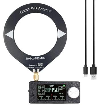 Imagem de AsrMyjcx Mini Rádio de Bolso SI4732, Receptor de Rádio com Entrada para Fone de Ouvido, Boa Recepção, Recarregável com Antena de Loop para Pesca em Mochila, Preto