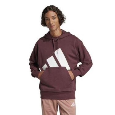 Imagem de Moletom Adidas Essentials Big Logo Masculino - Bordô P-Masculino