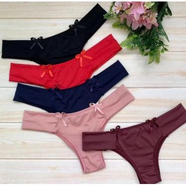 Imagem de KIT COM 10 Calcinhas LUANA Confort - Freire Company, M ( 38 - 40), KIT