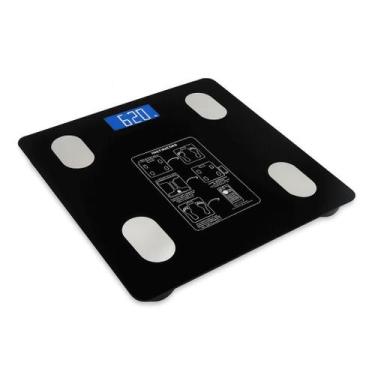 Imagem de Balança Bioimpedância Bluetooth Digital Fitness IMC Gordura Peso Corpo