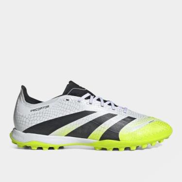 Imagem de Chuteira Society Adidas Predator League Unissex, Branco, 38