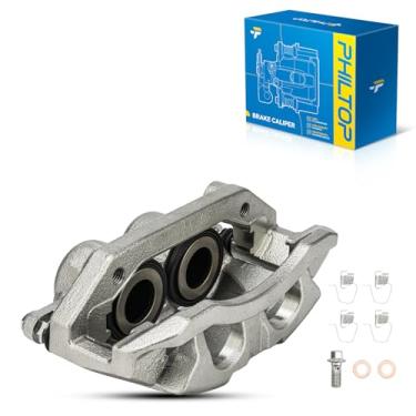 Imagem de PHILTOP Pinça de freio dianteira esquerda compatível com 2011-2018 1500 dianteiro esquerdo, 2019-2023 1500 Classic dianteiro esquerdo, 2009-2010 Ram 1500 dianteiro esquerdo, 2007-2009 Aspen dianteiro