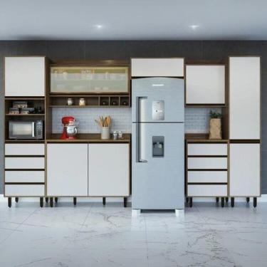 Imagem de Cozinha Compacta 7 Peças 8 Portas 8 Gavetas Confort - Batrol Móveis