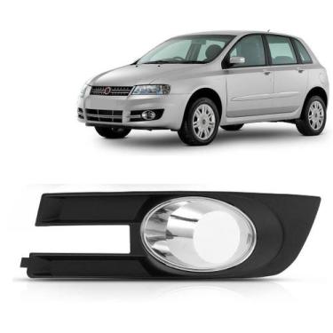 Imagem de Grade Para-Choque Stilo 2008 A 2009 Cromado Lado Esquerdo - G. Compone