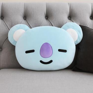 Imagem de Manta Almofada Infantil Personagens Pelúcia Kpop Coreano Bts BT21 Maci