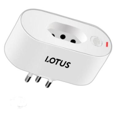 Imagem de Tomada Inteligente Wifi - Branco 136/1 - Lotus