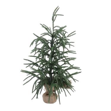 Imagem de Aqur2020 Mini Decoração de árvore de árvore de Natal Pequena Peça Central de árvore Artificial de árvore de Natal Com Galhos de Animais Inquebráveis Retardador de Chama para Decoração de (60cm)