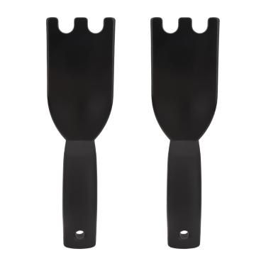 Imagem de 2 Peças Universal Raspador de Grelha para George Foreman e a Maioria das Grelhas Interiores Ranhuradas, Ferramenta Limpeza de Espátula Nylon Resistente ao Calor com Ranhuras Pega Confortável