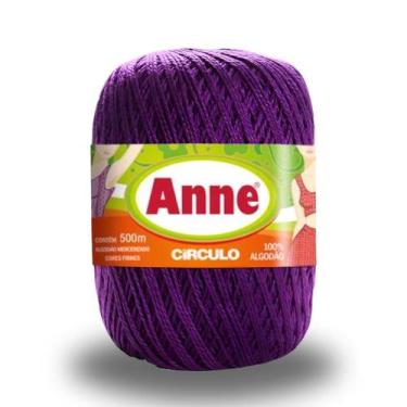 Imagem de Linha Artesanato De Costura Anne Crochê Tricot Maquina 500m, Amora
