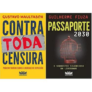 Imagem de Kit 2 Livros Gustavo Maultasch Contra Toda Censura + Fiuza - Faro Edit