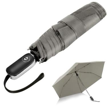 Imagem de Guarda-chuva LEAGERA Automatic Dobrable Pocket Flat Travel Grey