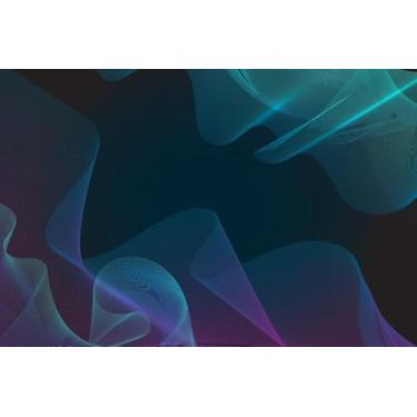 Imagem de Quadro Decorativo com Estampa Dark Wavy For 40 x 40 Papel 3 unidades